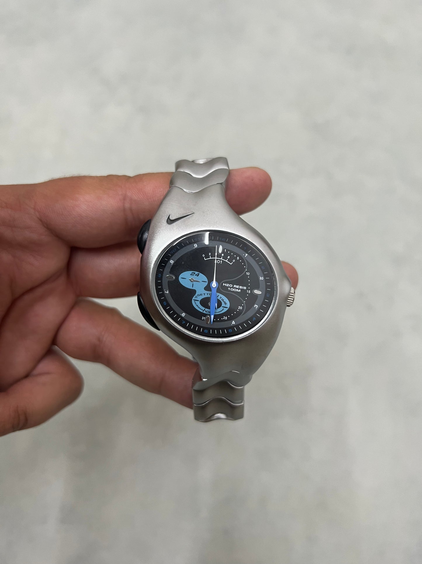 nike triax watch blue